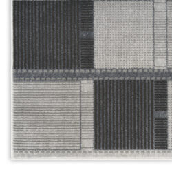 Alternative view of Nourison Nordic NRC09 Grey Black Area Rug