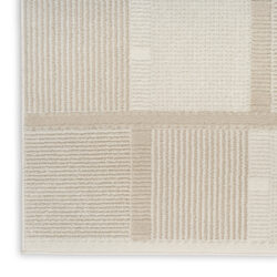 Alternative view of Nourison Nordic NRC09 Ivory Taupe Area Rug