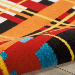 Alternative view of Nourison Oakdale OKD01 Red Area Rug