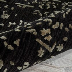 Alternative view of Nourison Opaline OPA03 Midnight/Silver Area Rug