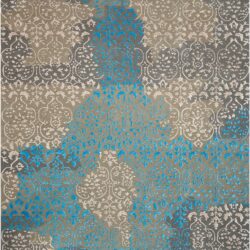 Nourison Opaline OPA13 Charcoal Area Rug