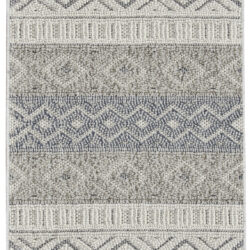 Nourison Paxton PAX03 Ivory/Slate Area Rug