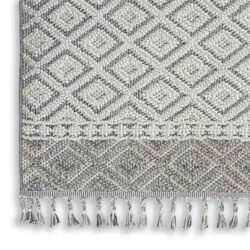 Alternative view of Nourison Paxton PAX03 Ivory/Slate Area Rug