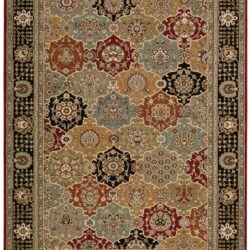 Nourison Persian Crown PC004 Black Area Rug