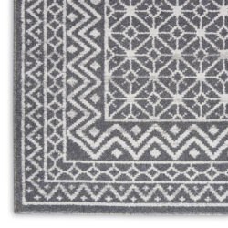 Alternative view of Nourison Palermo PMR02 Charcoal Silver Area Rug