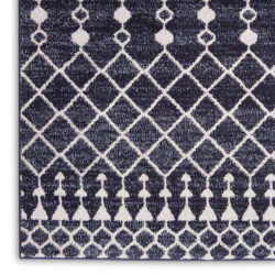 Alternative view of Nourison Palermo PMR03 Navy/Grey Area Rug