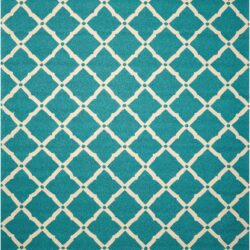 Nourison Portico POR01 Aqua Area Rug