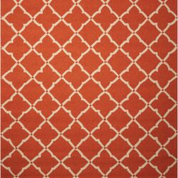 Nourison Portico POR01 Orange Area Rug