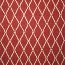 Nourison Portico POR02 Red Area Rug