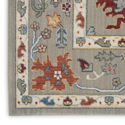 Alternative view of Nourison Parisa PSA03 Grey Area Rug