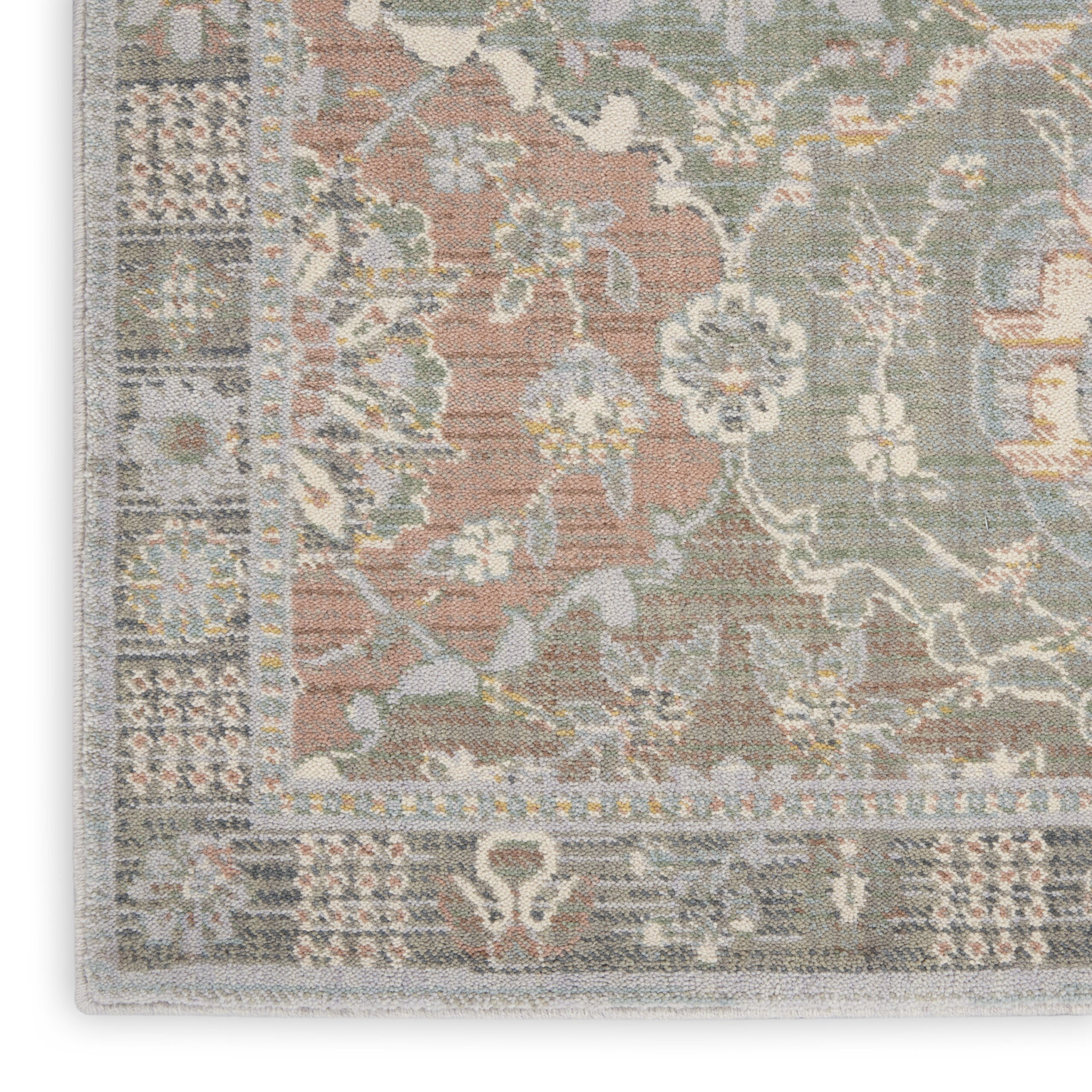 Nourison Parisa PSA05 Grey Multicolor Area Rug - Image 2