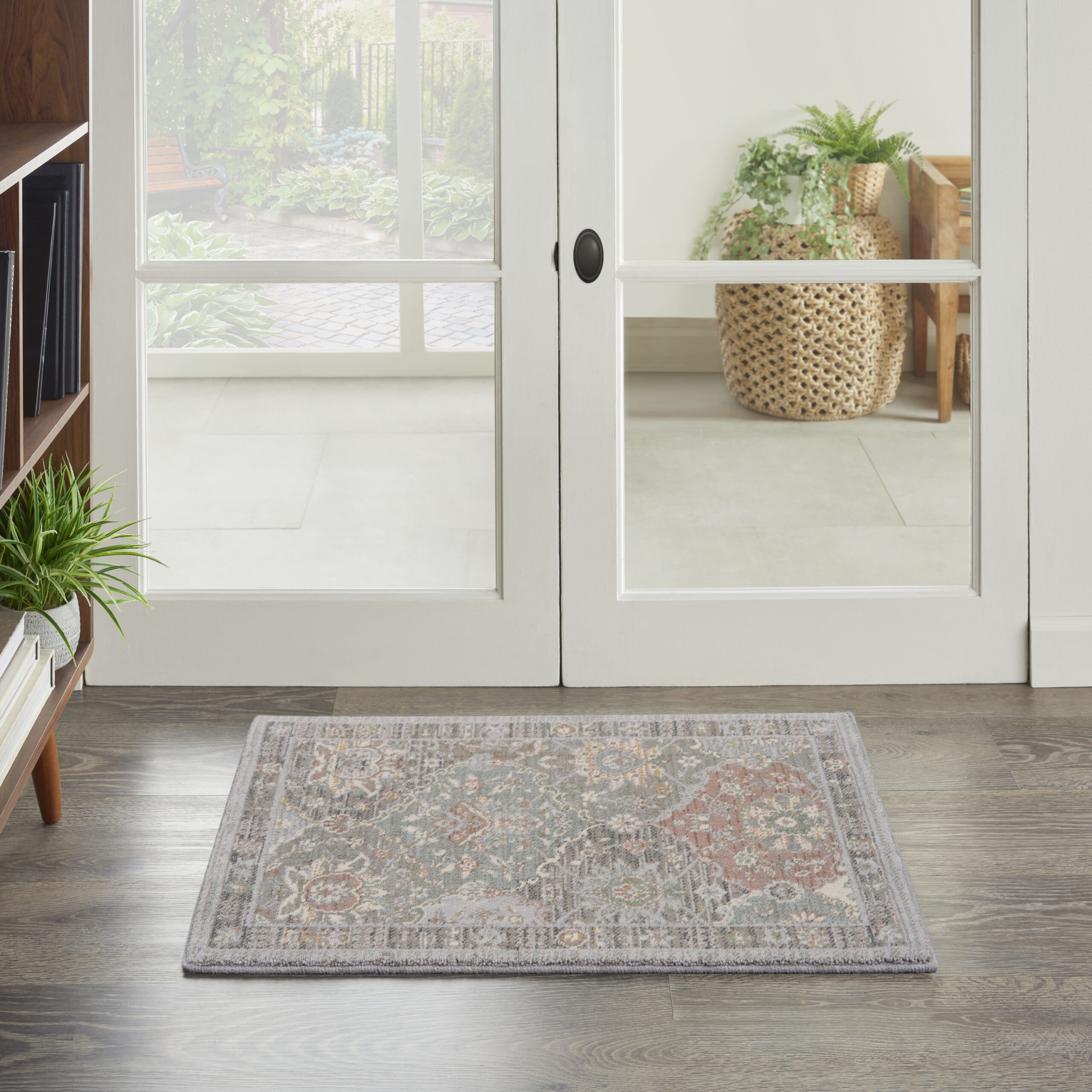 Nourison Parisa PSA05 Grey Multicolor Area Rug - Image 5