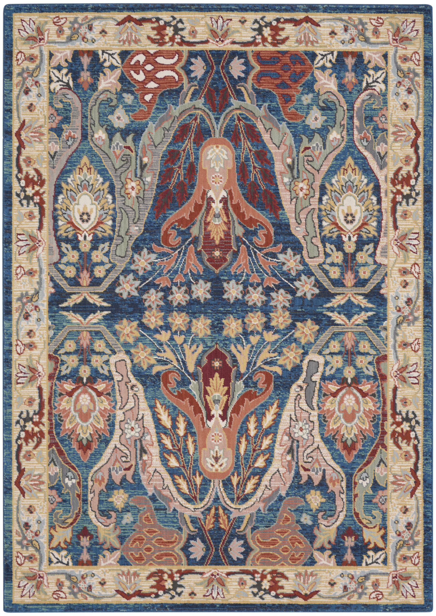 Nourison Parisa PSA06 Denim Multicolor Area Rug