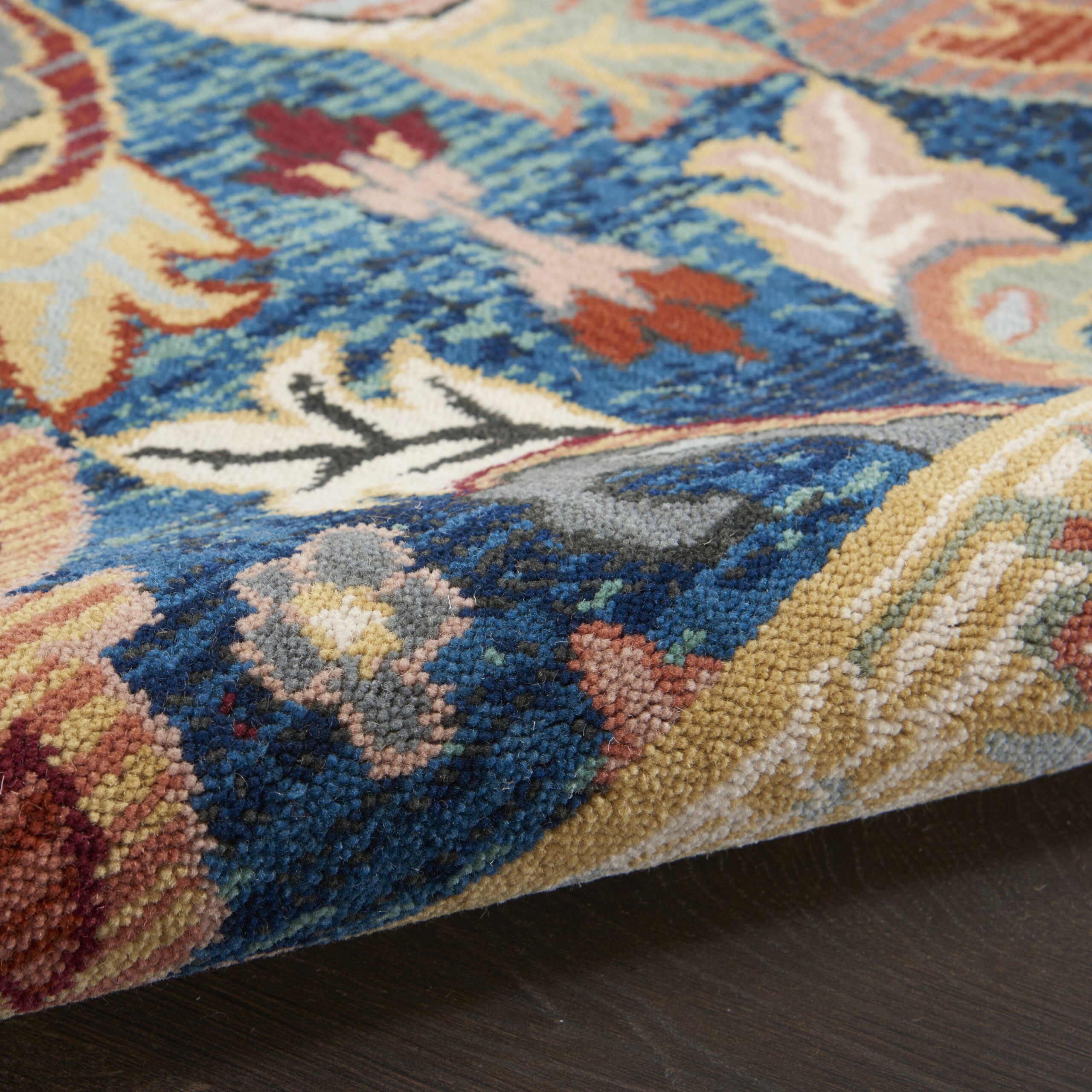 Nourison Parisa PSA06 Denim Multicolor Area Rug - Image 3