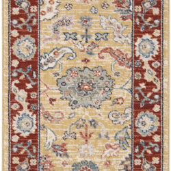 Nourison Parisa PSA07 Gold Brick Area Rug