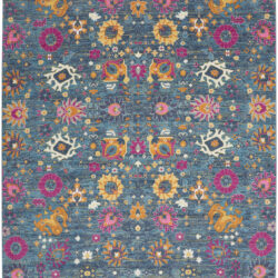 Nourison Passion PSN01 Denim Area Rug