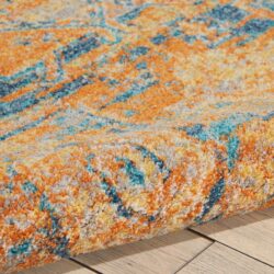 Alternative view of Nourison Passion PSN07 Teal/Sun Area Rug