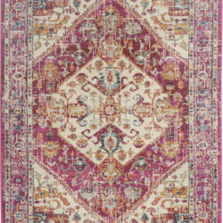 Nourison Passion PSN23 Ivory Pink Area Rug