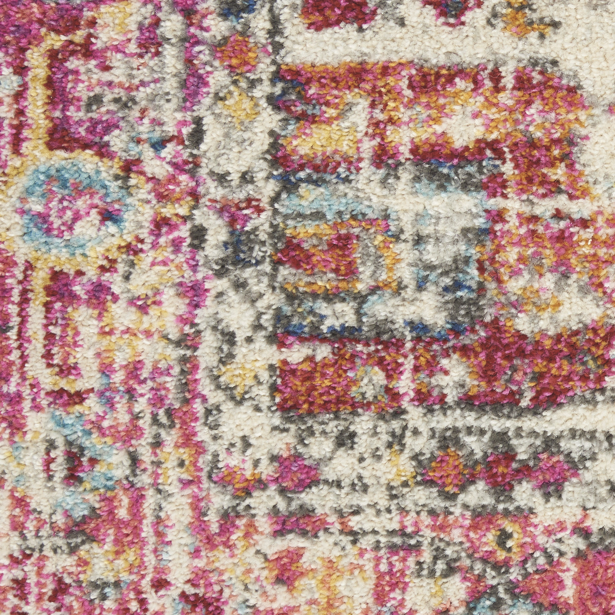 Nourison Passion PSN23 Ivory Pink Area Rug - Image 4