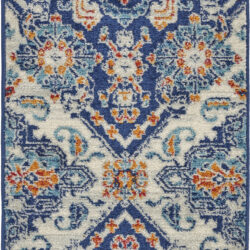 Nourison Passion PSN31 Blue Multicolor Area Rug