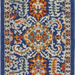 Nourison Passion PSN32 Blue Multicolor Area Rug