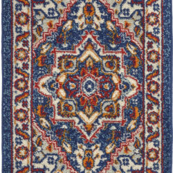 Nourison Passion PSN33 Blue Multicolor Area Rug