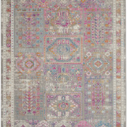 Nourison Passion PSN37 Grey Multicolor Area Rug