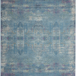 Nourison Passion PSN38 Blue Area Rug