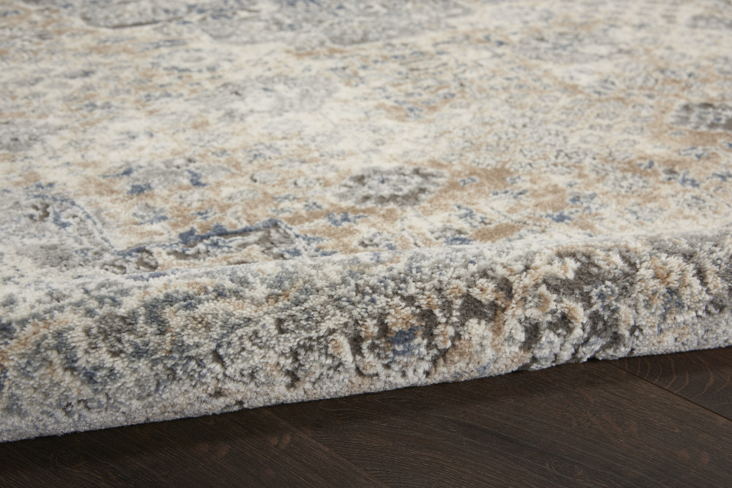 Nourison Quarry QUA07 Beige Grey Area Rug - Image 3