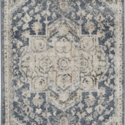 Nourison Quarry QUA08 Ivory Blue Area Rug