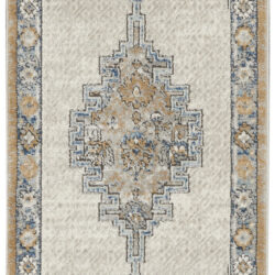 Nourison Quarry QUA09 Grey Light Blue Area Rug