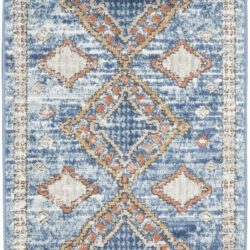 Nourison Quarry QUA14 Blue Area Rug