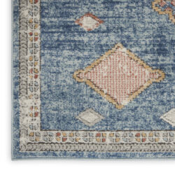 Alternative view of Nourison Quarry QUA14 Blue Area Rug