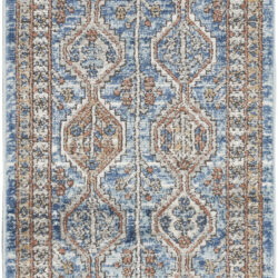 Nourison Quarry QUA15 Blue Multicolor Area Rug