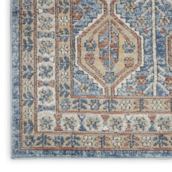 Alternative view of Nourison Quarry QUA15 Blue Multicolor Area Rug