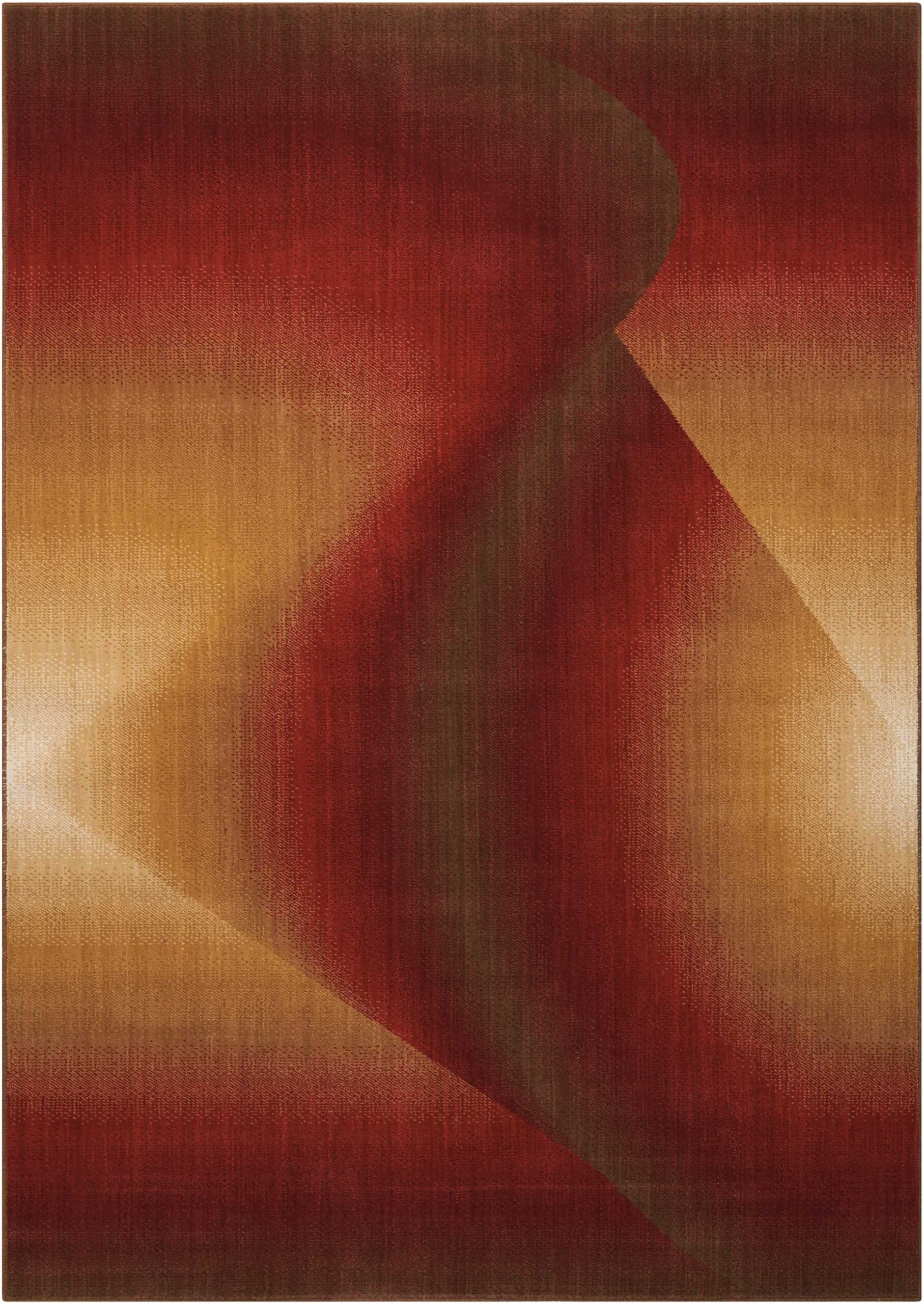 Nourison Radiant Arts RA04 Ruby Area Rug