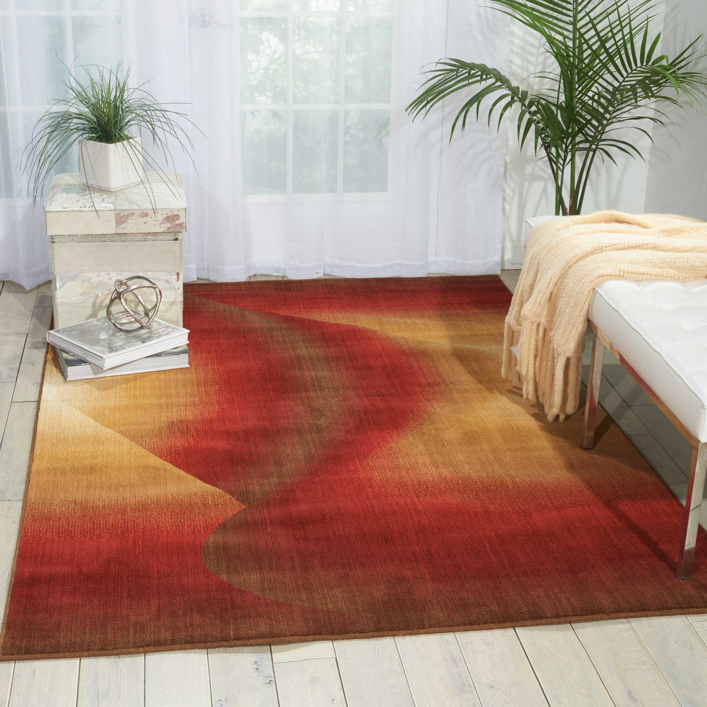 Nourison Radiant Arts RA04 Ruby Area Rug - Image 3