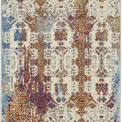 Nourison Radiant RAD04 Ivory Multicolor Area Rug