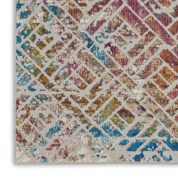 Alternative view of Nourison Radiant RAD09 Grey Multicolor Area Rug