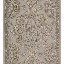 Nourison Regal REG06 Grey Area Rug