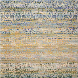 Nourison Rhapsody RH003 Beige Blue Area Rug