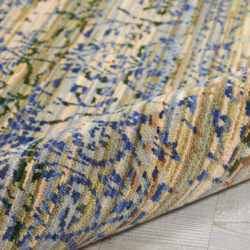 Alternative view of Nourison Rhapsody RH003 Beige Blue Area Rug