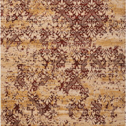 Nourison Rhapsody RH005 Gold Garnet Area Rug
