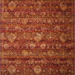 Nourison Rhapsody RH007 Sienna/Gold Area Rug