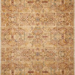 Nourison Rhapsody RH008 Light Gold Area Rug
