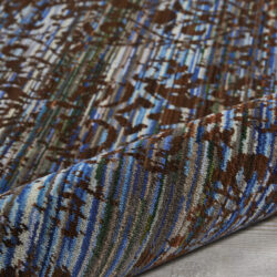 Alternative view of Nourison Rhapsody RH009 Blue Moss Area Rug