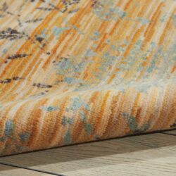 Alternative view of Nourison Rhapsody RH013 Caramel/Cream Area Rug