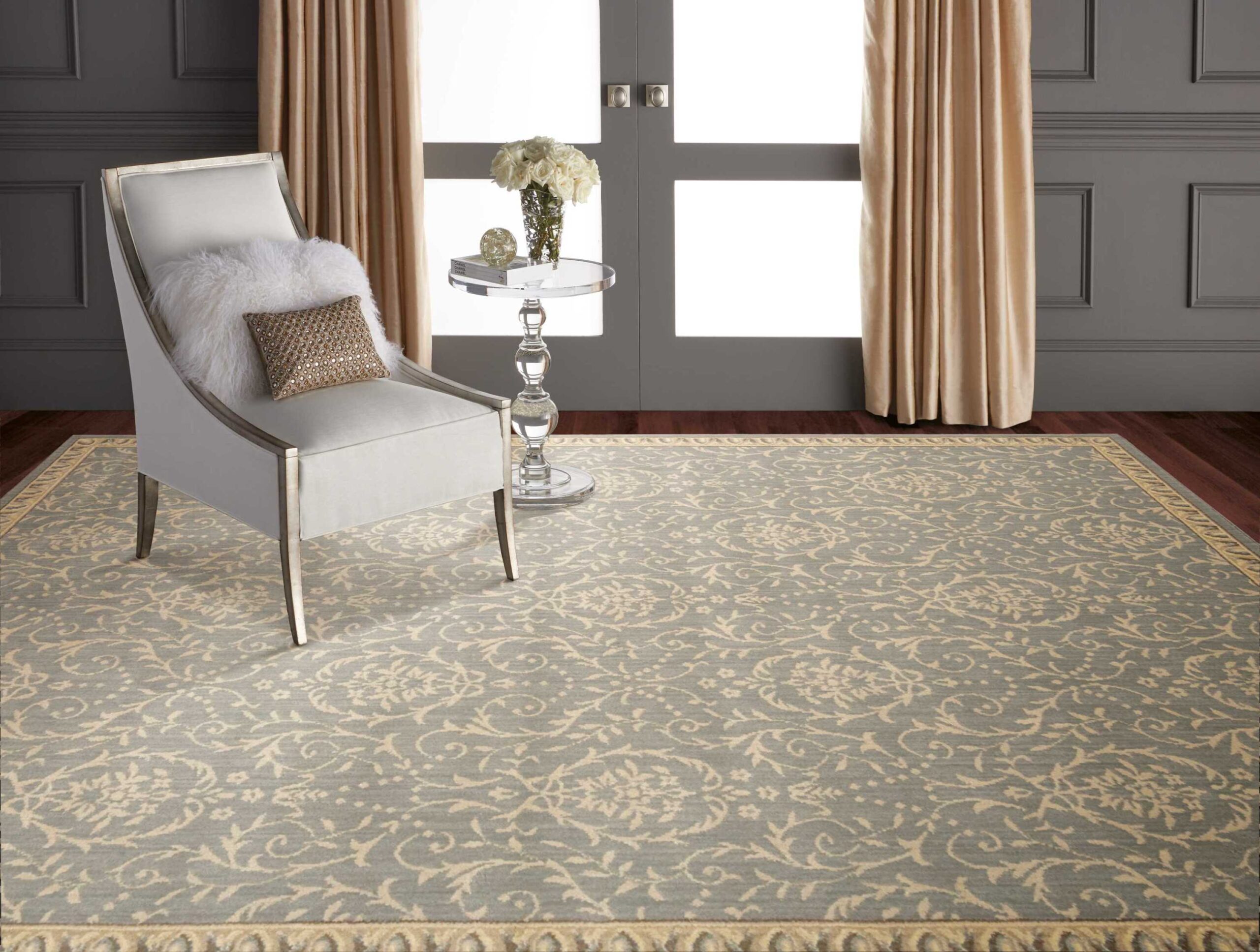 Nourison Riviera RI02 Blue Area Rug - Image 2