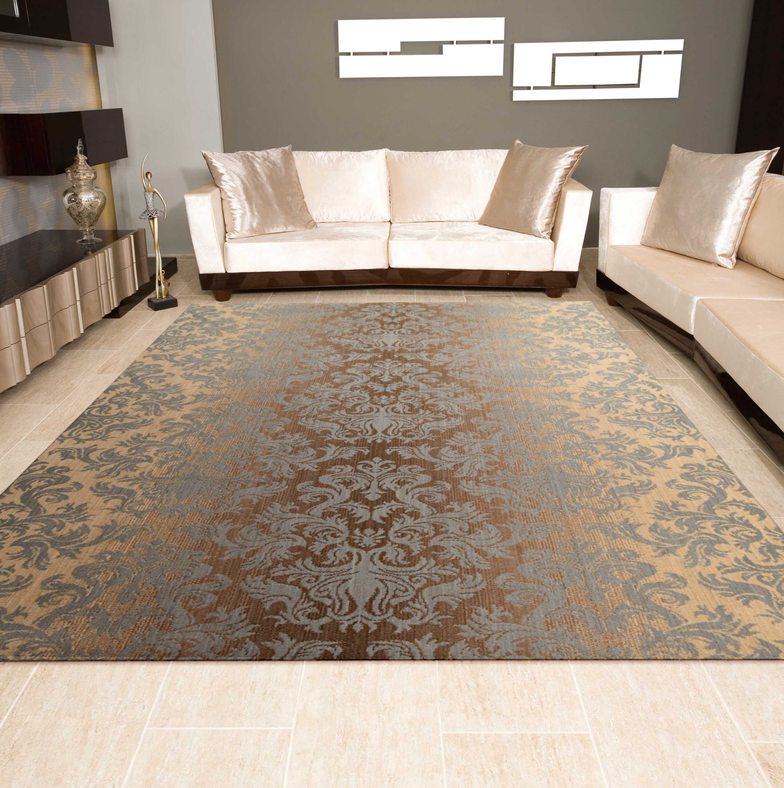 Nourison Riviera RI06 Mocha/Beige Area Rug - Image 2