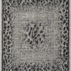 Nourison Riviera RI07 Grey Black Area Rug